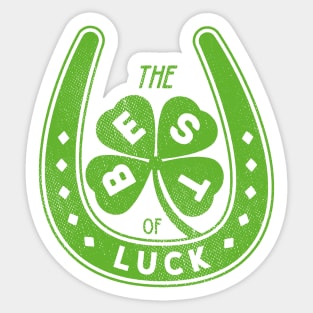 The BEST of luck!!! Green Sticker
